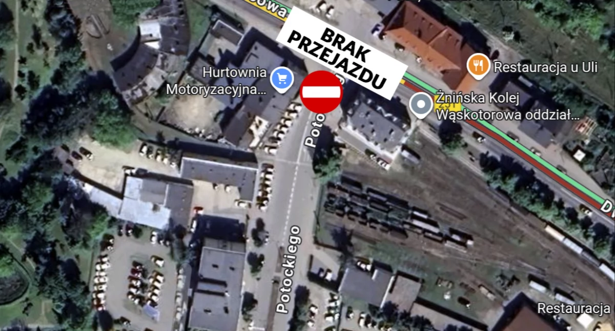 1 grudnia nie przejedziesz ulicą Potockiego w Żninie