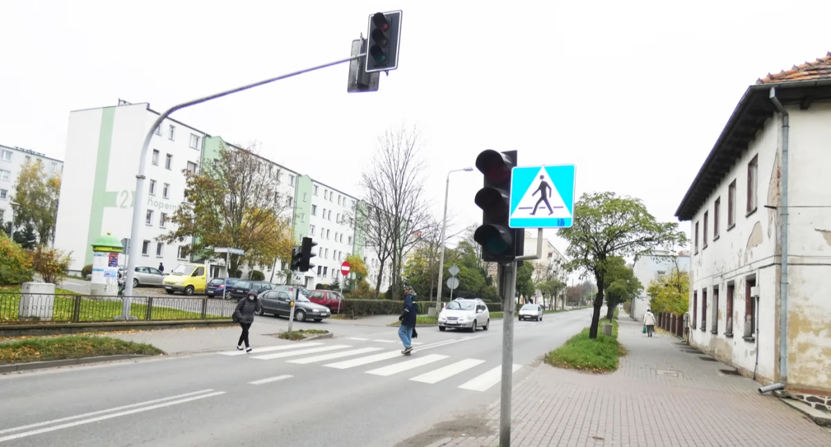 Awaria sygnalizacji świetlnej na przejściu przez ul. Mickiewicza