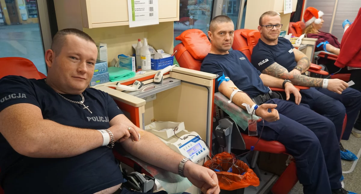 Ponad 27 litrów krwi. Taki jest mikołajkowy dar dawców, którzy pojawili się na żnińskim rynku