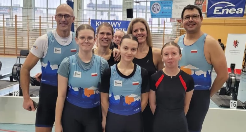 Medalowy początek sezonu halowego żnińskich wioślarzy