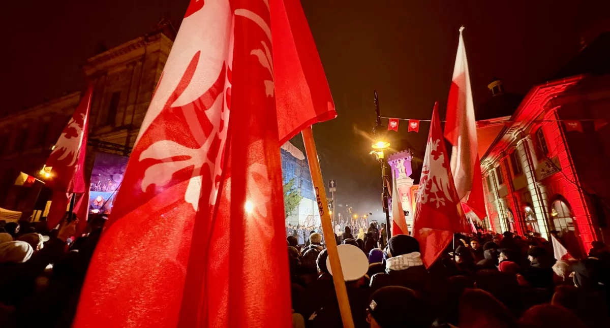 Żniniacy na 107. rocznicy Powstania Wielkopolskiego w Poznaniu 