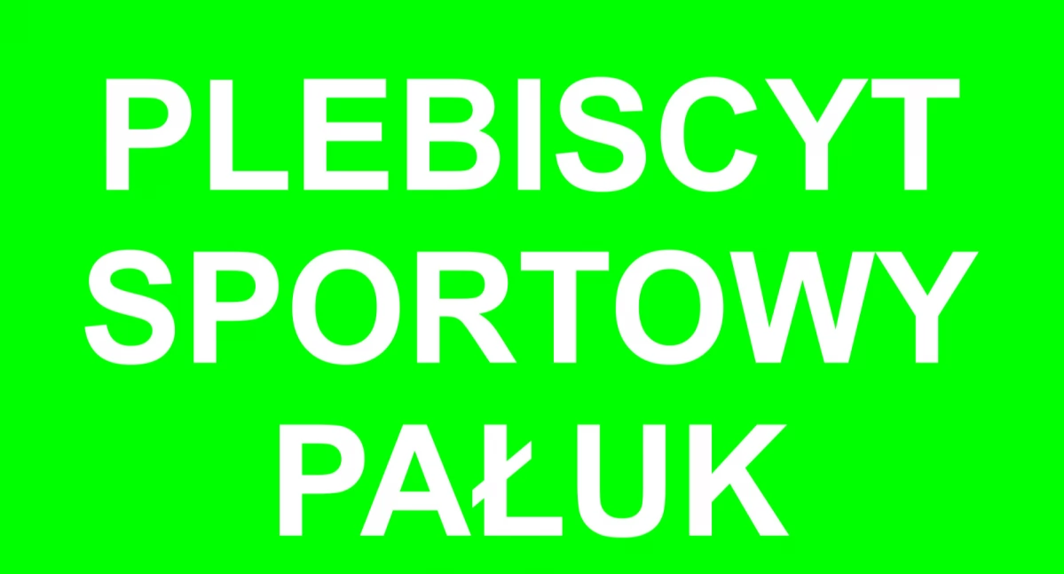 Plebiscyt sportowy Pałuk - zasady 