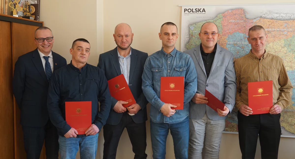 Władze Barcina dziękują bohaterom