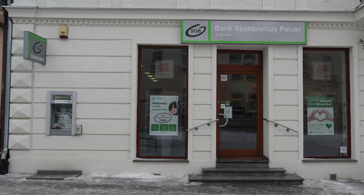 Bank Spółdzielczy Pałuki w Żninie zamyka placówkę przy ul. Śniadeckich. Czy będzie redukcja zatrudnienia?