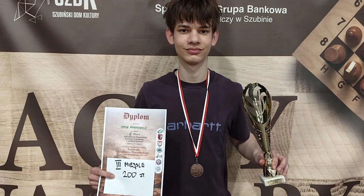 Jakub Makarewicz brązowym medalistą mistrzostw województwa