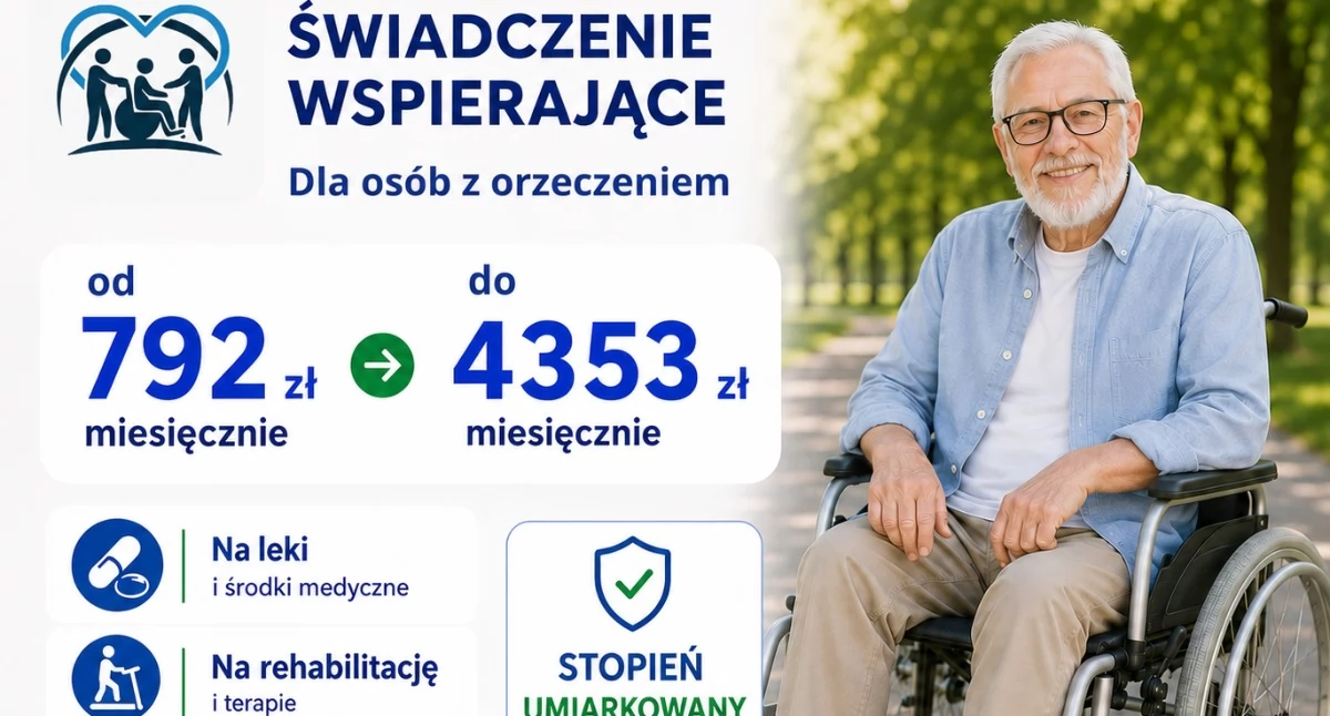 Świadczenie wspierające – nawet 4353 zł miesięcznie. Sprawdź, czy możesz otrzymać dodatkowe wsparcie