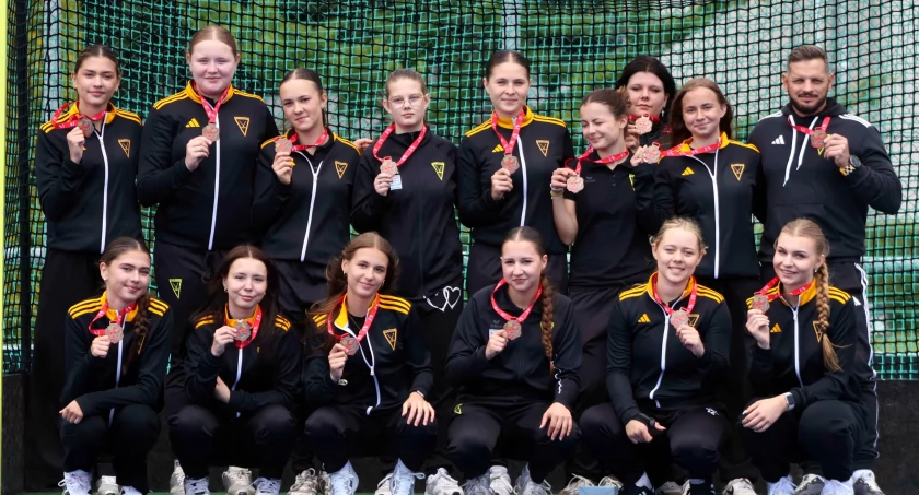 Juniorki starsze LKS Gąsawa brązowymi medalistkami mistrzostw Polski