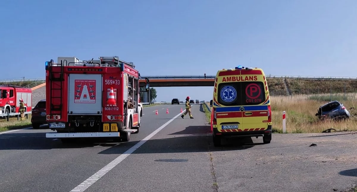 Wypadek w Czewujewie, cztery osoby w szpitalach; kierowca nie miał prawa jazdy