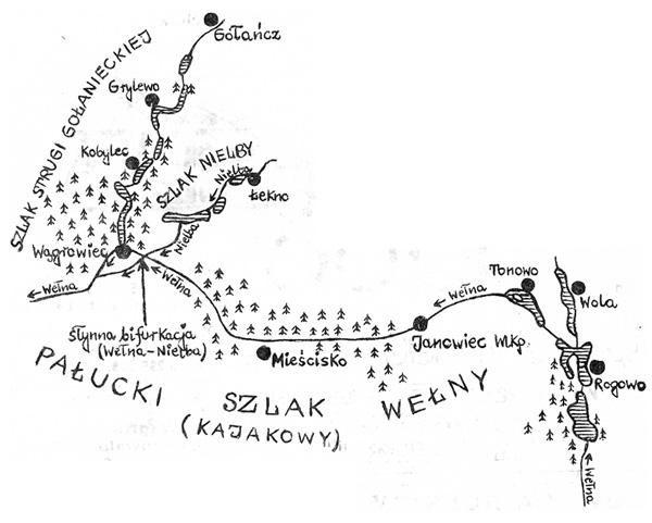 Pałucki kajakowy szlak Wełny