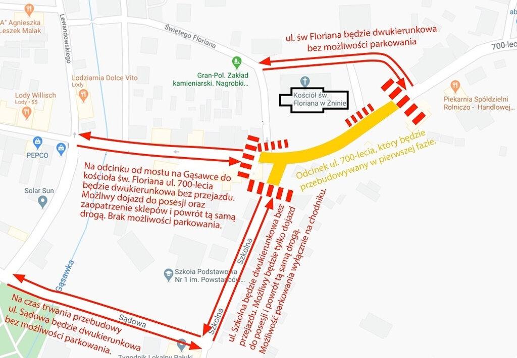 Aktualny termin dla ul. 700-lecia to nadal 18 maja