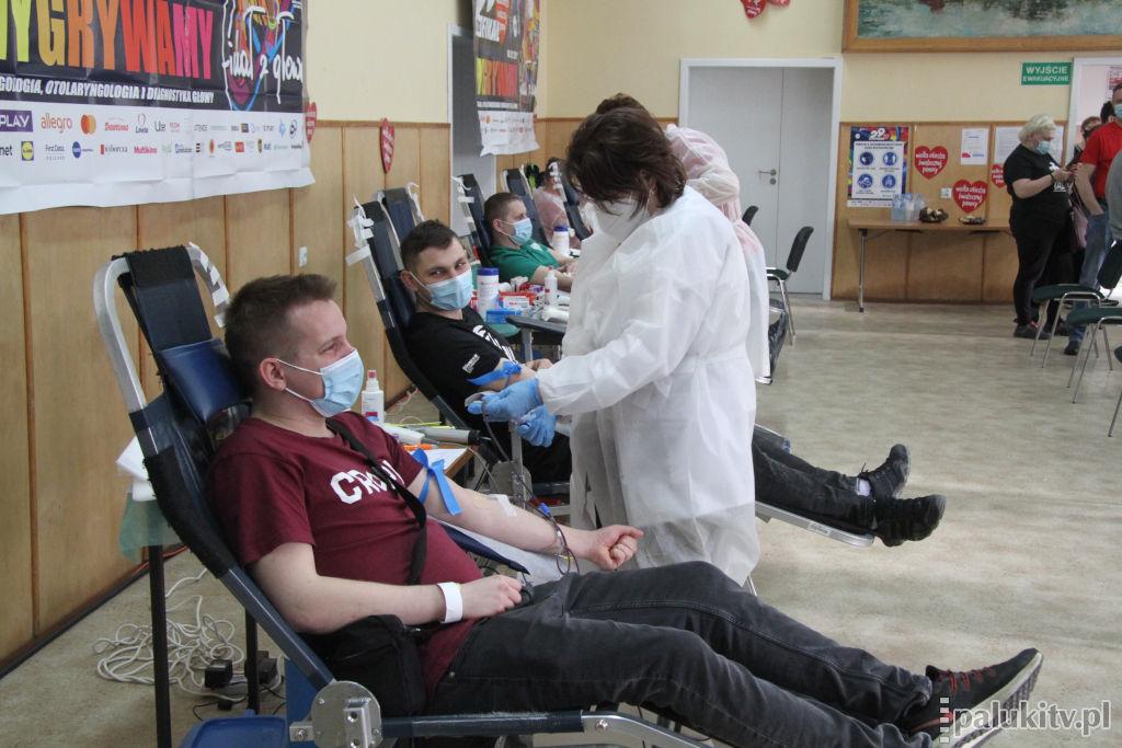 Krwiodawcy zagrali z WOŚP