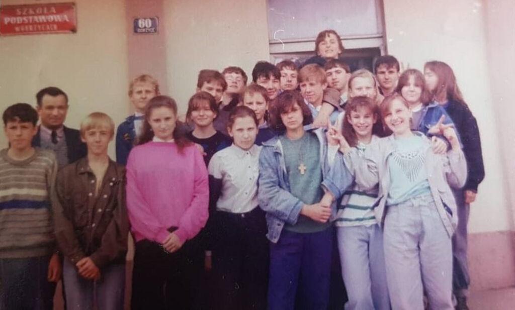 Kiedyś to było - dawne czasy szkoły w Gorzycach wspominają państwo Chmielowscy