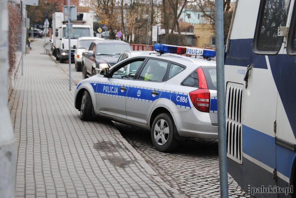 Korek w centrum Żnina