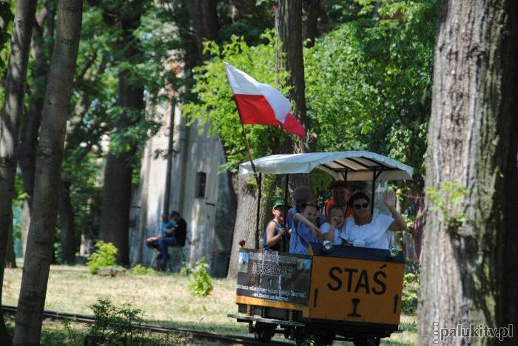 Parada parowozów i rowerowy zgrzyt