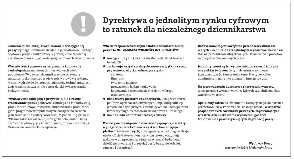 Ratunek dla niezależnego dziennikarstwa