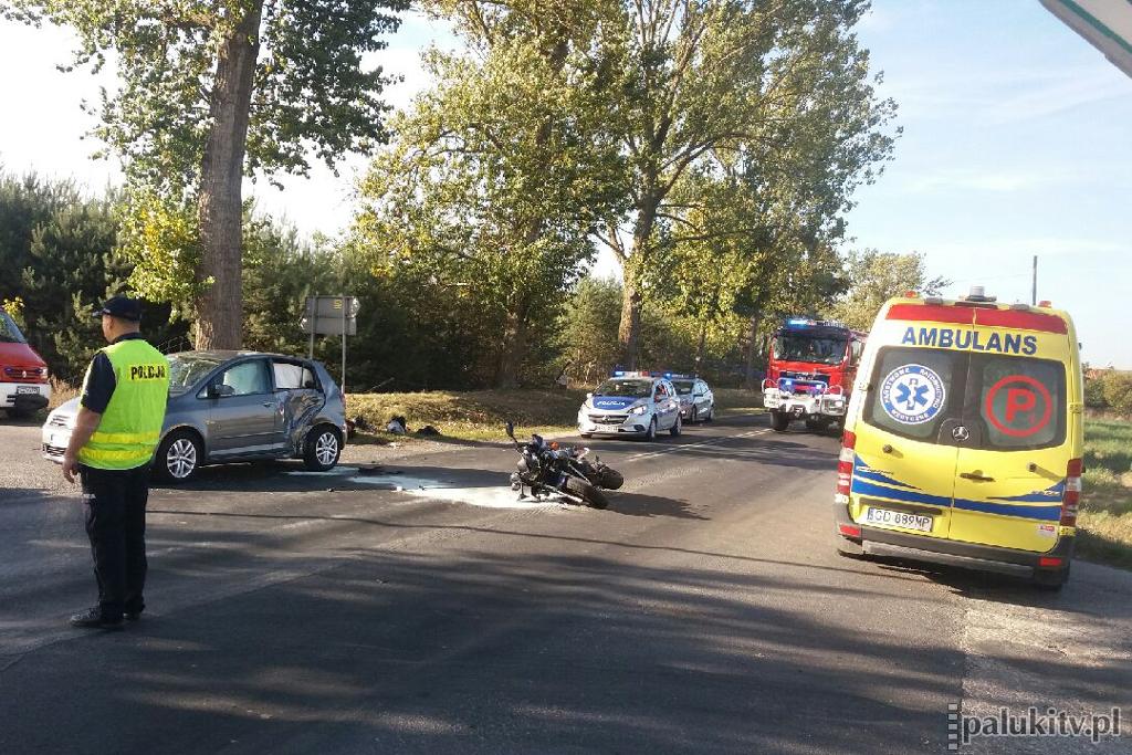 Zdarzenie drogowe w Ojrzanowie