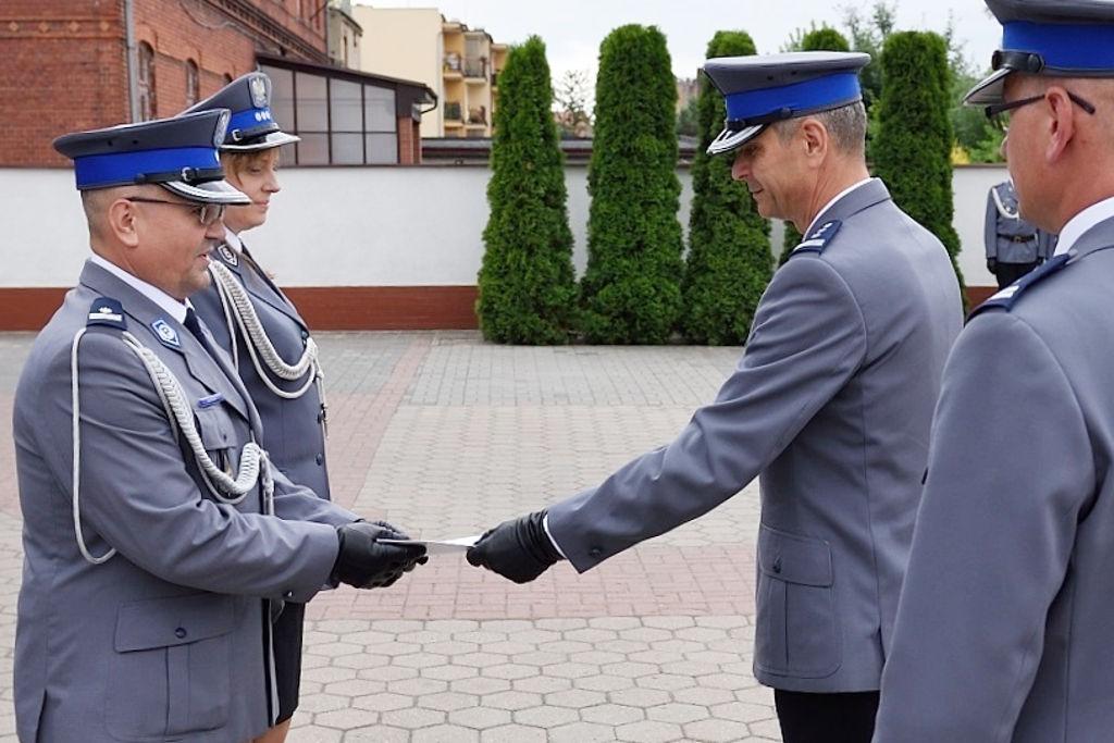 Awans szefa szubińskich policjantów
