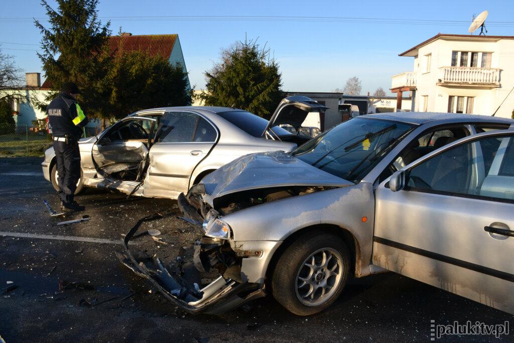 Zderzenie osobówek