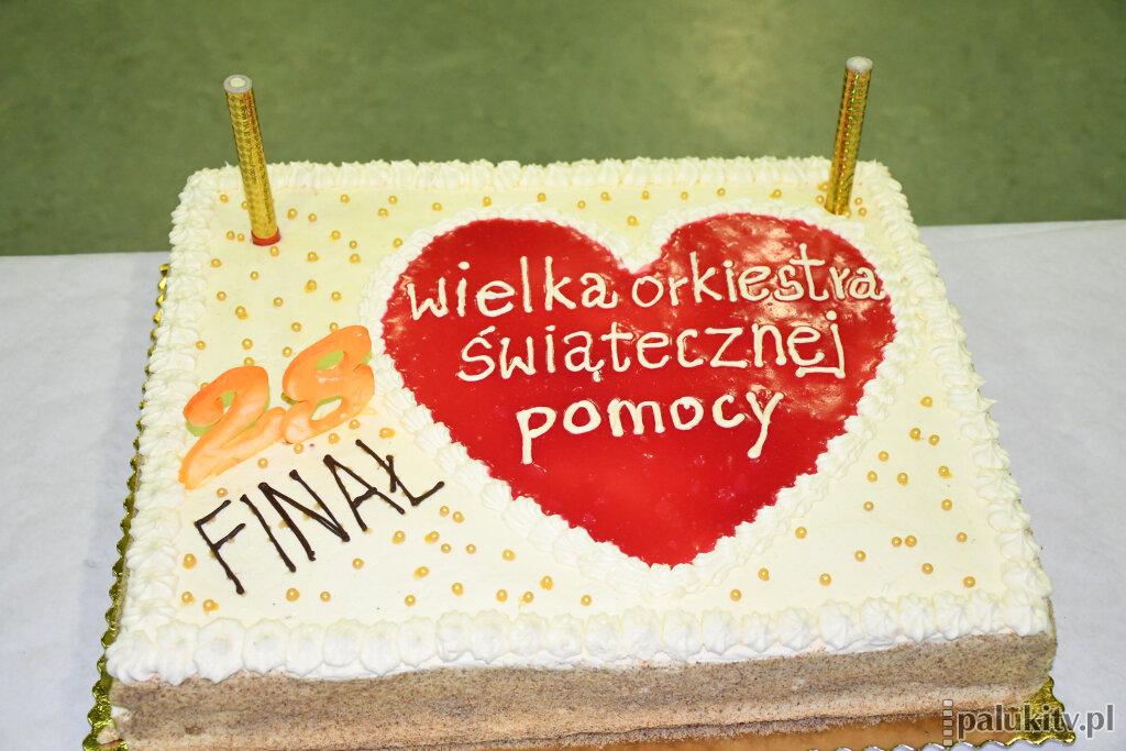 Tort WOŚP wylicytowany dla uczestników grania