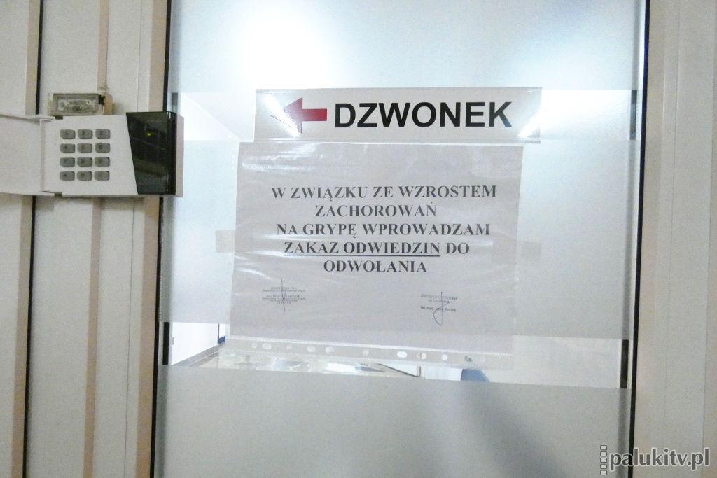 Oddziały zamknięte z powodu grypy