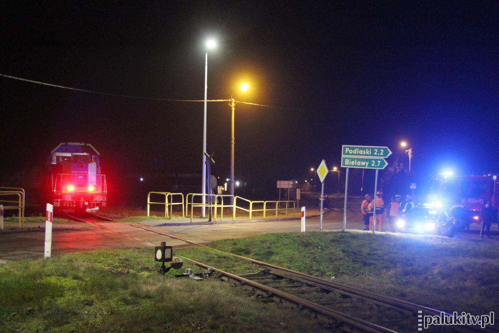 Najechał na lokomotywę