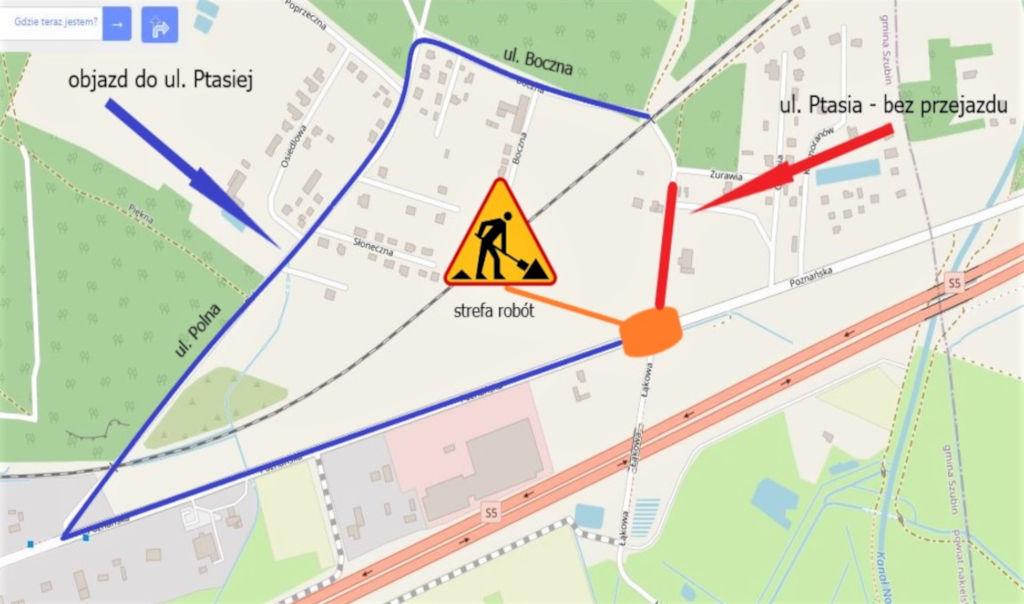  Utrudnienia na starej „piątce” w Zamościu