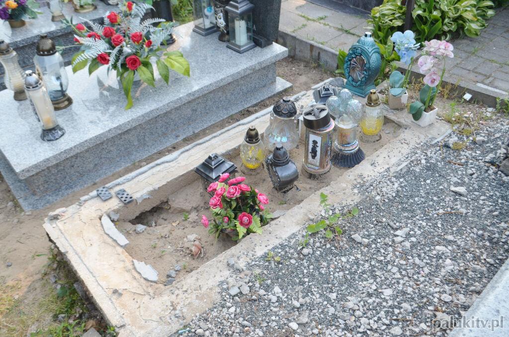 Jeden z dwóch złodziei nagrobków ujęty. Zatrzymanie drugiego kwestią czasu. Nagrobek skradziony w Łabiszynie został odzyskany
