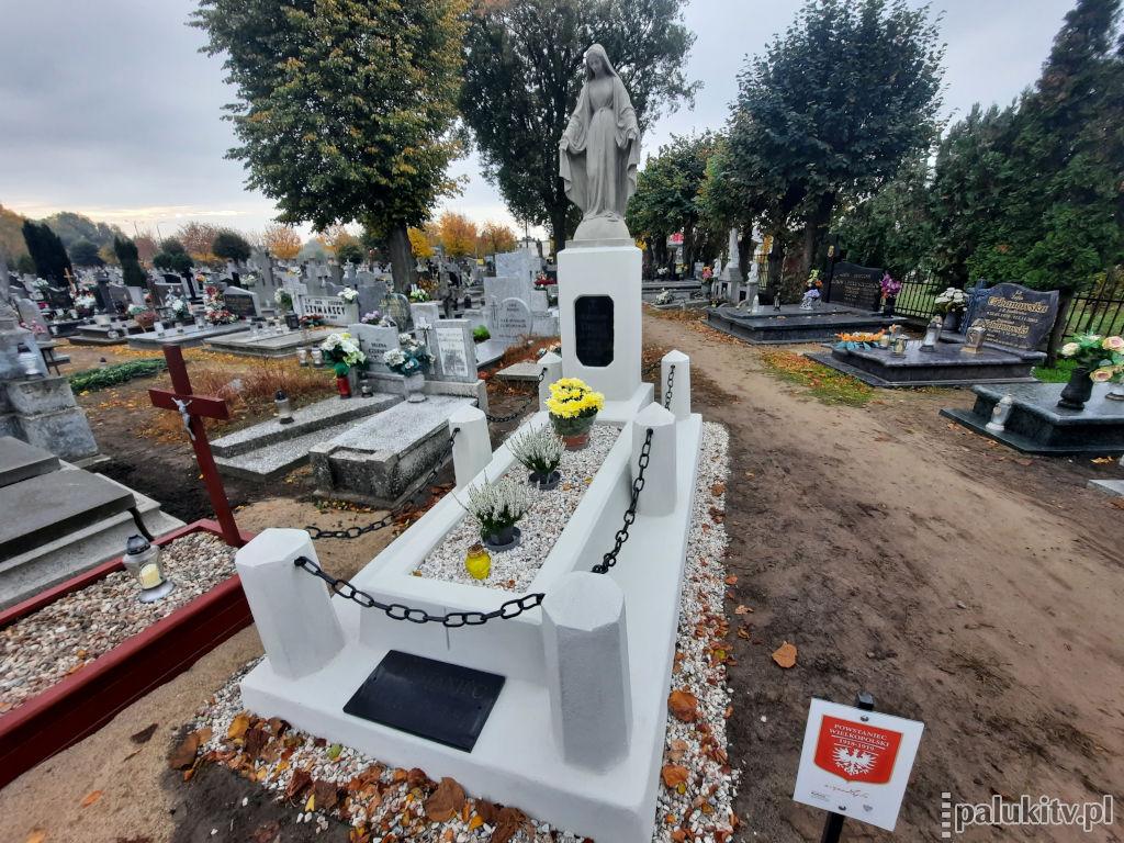 Odnowiono grób Waleriana Daniela - janowieckiego powstańca poległego pod Szubinem