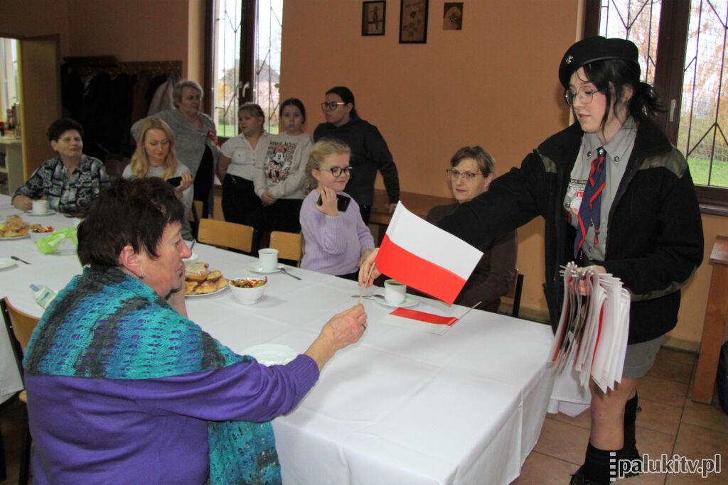 Świętowanie niepodległości w Gogółkowie. Gęsina, harcerze i wspólne śpiewanie