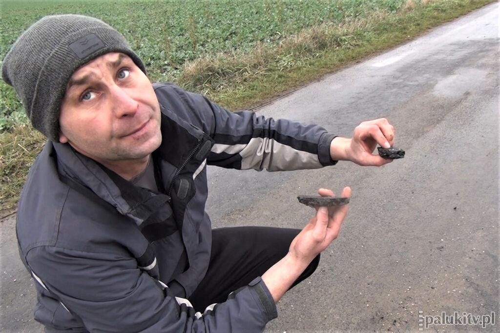 Droga Marcinkowo Górne - Biskupin. Dziura na dziurze. Słaba wizytówka gminy i Pałuk (wideo)