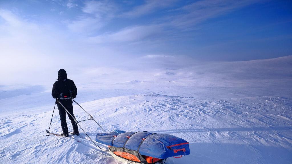 Codzienność na płaskowyżu Hardangervidda. Śnieg, wiatr i mróz. Szymon Springer śladem Roalda Amundsena