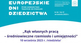Mały festyn na rynku w Żninie - średniowieczne rzemiosło i umiejętności