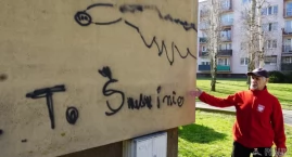 Wrócił z Dnia Kobiet na UTW w Żninie i pod swoim blokiem zatrzymał wandala
