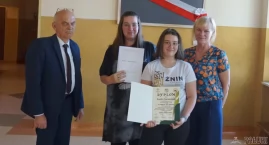 Emilia Owczarczak pokazała żnińskie murale i została laureatką ogólnopolskiego konkursu