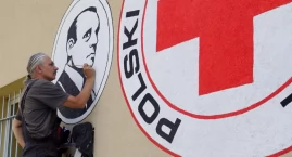 Polski Czerwony Krzyż i pionierzy krwiodawstwa w Żninie na nowym muralu