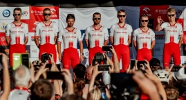 Wystartował Tour de Pologne. Kcynianin Kacper Gieryk rywalizuje z największymi sławami kolarstwa szosowego