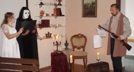 Kto zagrał szatana? Kto Strach? A kto Chór Aniołów? „Kordian” w żnińskiej bilbliotece