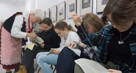 Trzecia przygoda VIa z folklorem - haft pałucki i jego mistrzyni (film + fotogaleria)