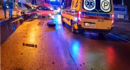 Jest akt oskarżenia przeciwko policjantowi, który w stanie nietrzeźwości spowodował kolizję w Żninie. Ile miał promili, jaka kara mu grozi?