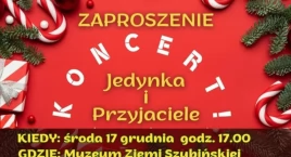„Jedynka i Przyjaciele” koncert w Muzeum Ziemi Szubińskiej