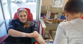 Spokrewnieni ze służbą. Akcja krwiodawcza na żnińskim rynku
