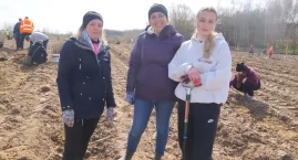 Niedaleko Żużołów wyrośnie 2 hektary lasu. Wszystko dzięki młodzieży i dorosłym, którzy odpowiedzieli na apel Nadleśnictwa Gołąbki (zdjęcia+film)