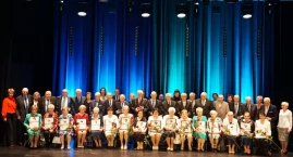 Jubileusze pożycia małżeńskiego w Barcinie. Są ze sobą 55 i 60 lat! (zdjęcia, film)