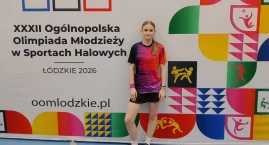 Adrianna Rydlewska w czołówce Mistrzostw Polski w tenisie stołowym. W deblu barcinianka była o krok od podium