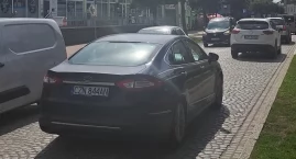 Wyjątkowo duży korek w centrum Żnina