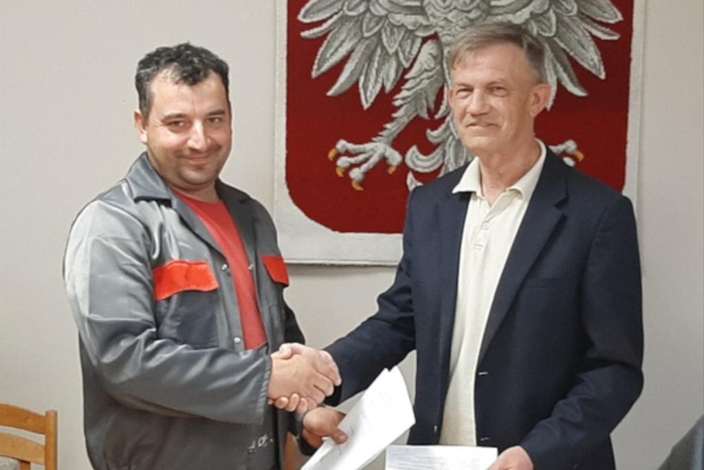 Będzie montowany nowy piec w Słowikowie