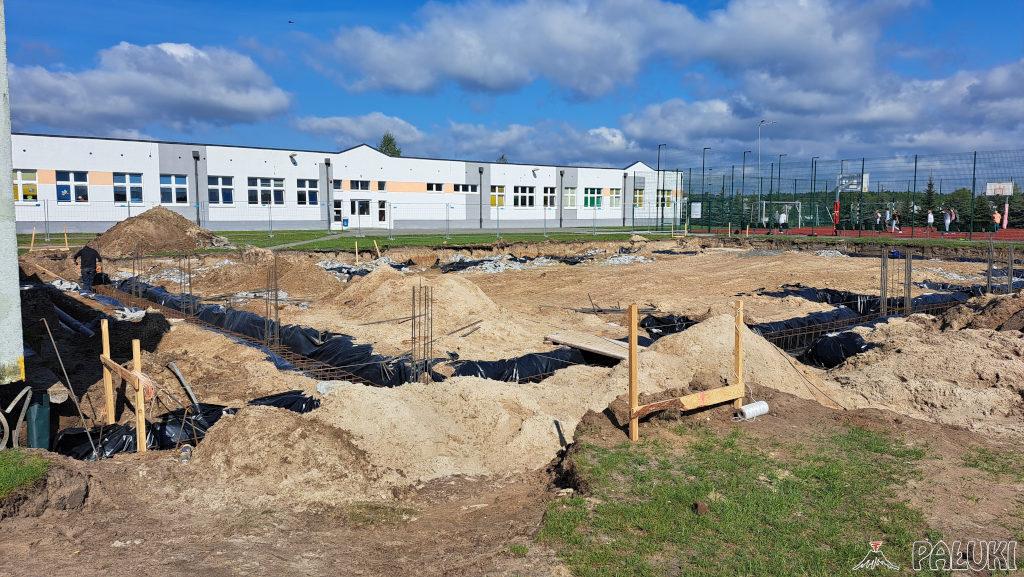 Rozpoczęła się budowa sali sportowej z łącznikiem