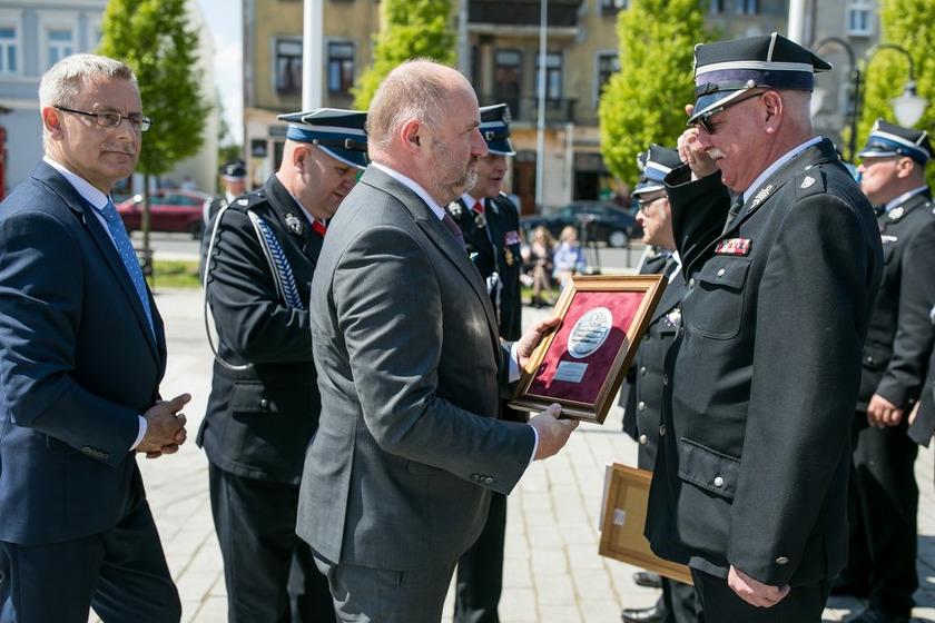 Włodzimierz Jopek z medalem Unitas Durat Palatinatus Cuiaviano-Pomeraniensis