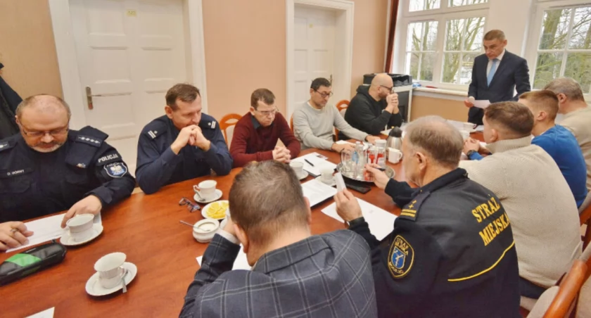 Gminny Zespół Zarządzania Kryzysowego w Mogilnie. Rozmawiali o proteście rolników