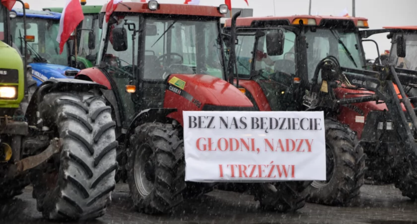 Protest rolników: - Zero importu z Ukrainy, zero, zero, zero – mówili rolnicy (wideo + zdjęcia)